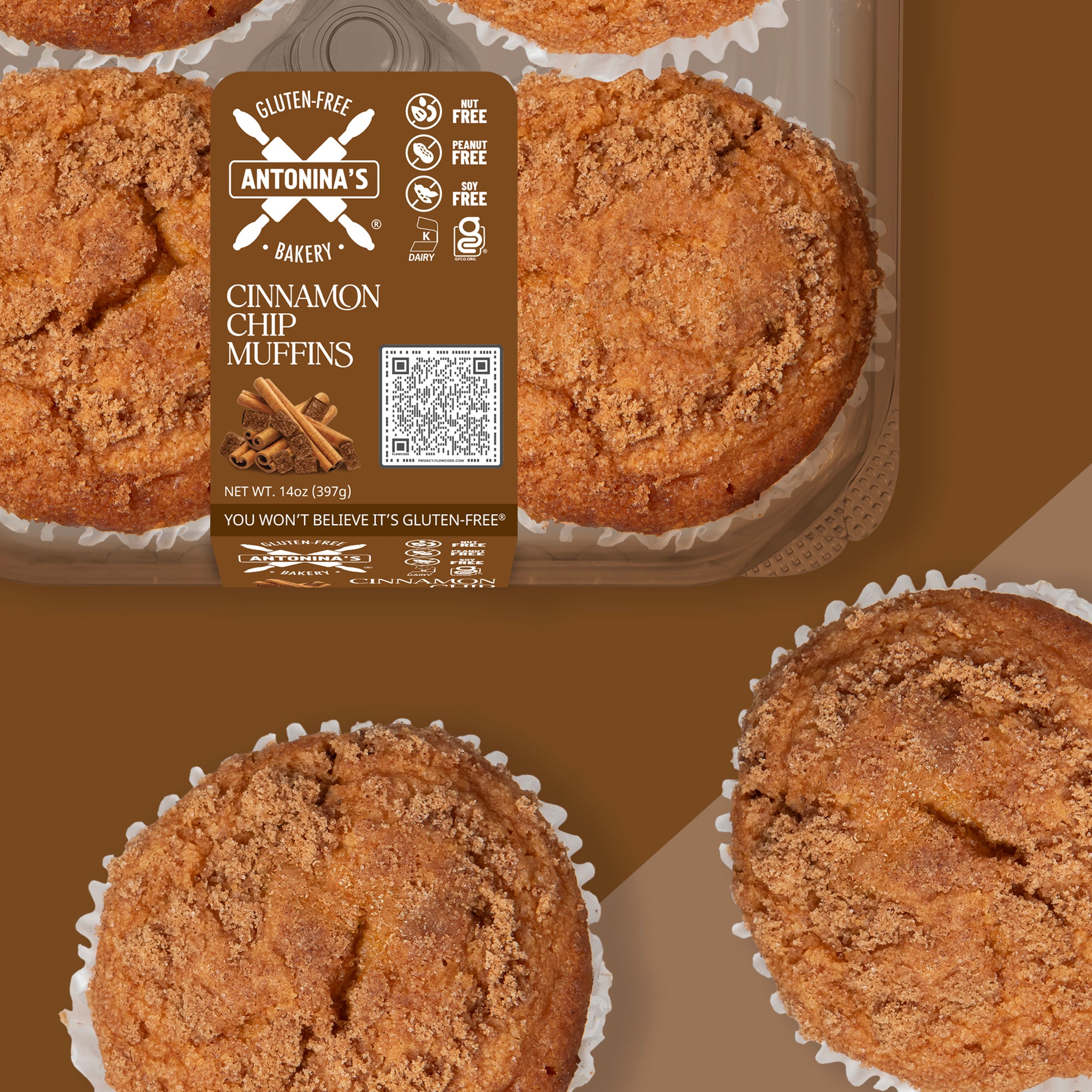 32 Cinnamon Chip Muffins