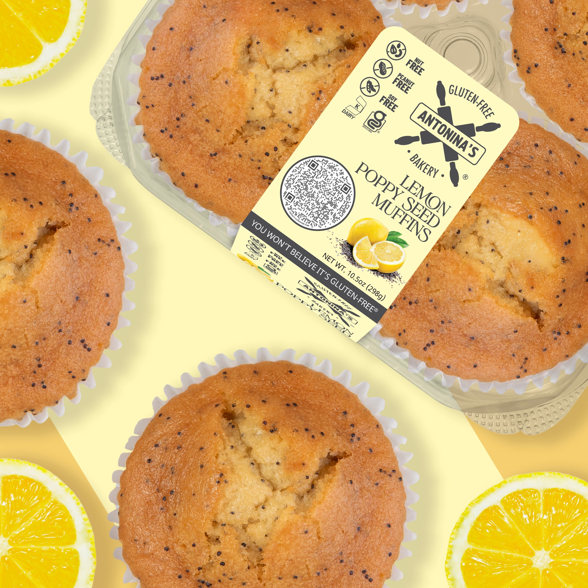 32 Lemon Poppy Seed Muffins