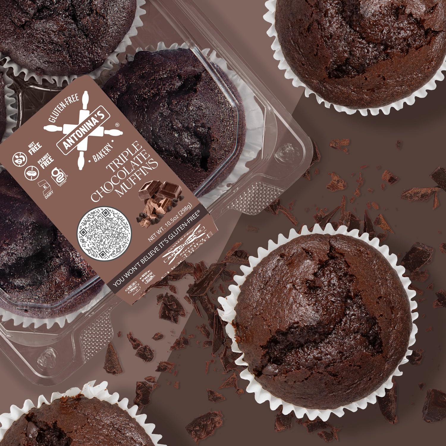 Triple Chocolate Muffins