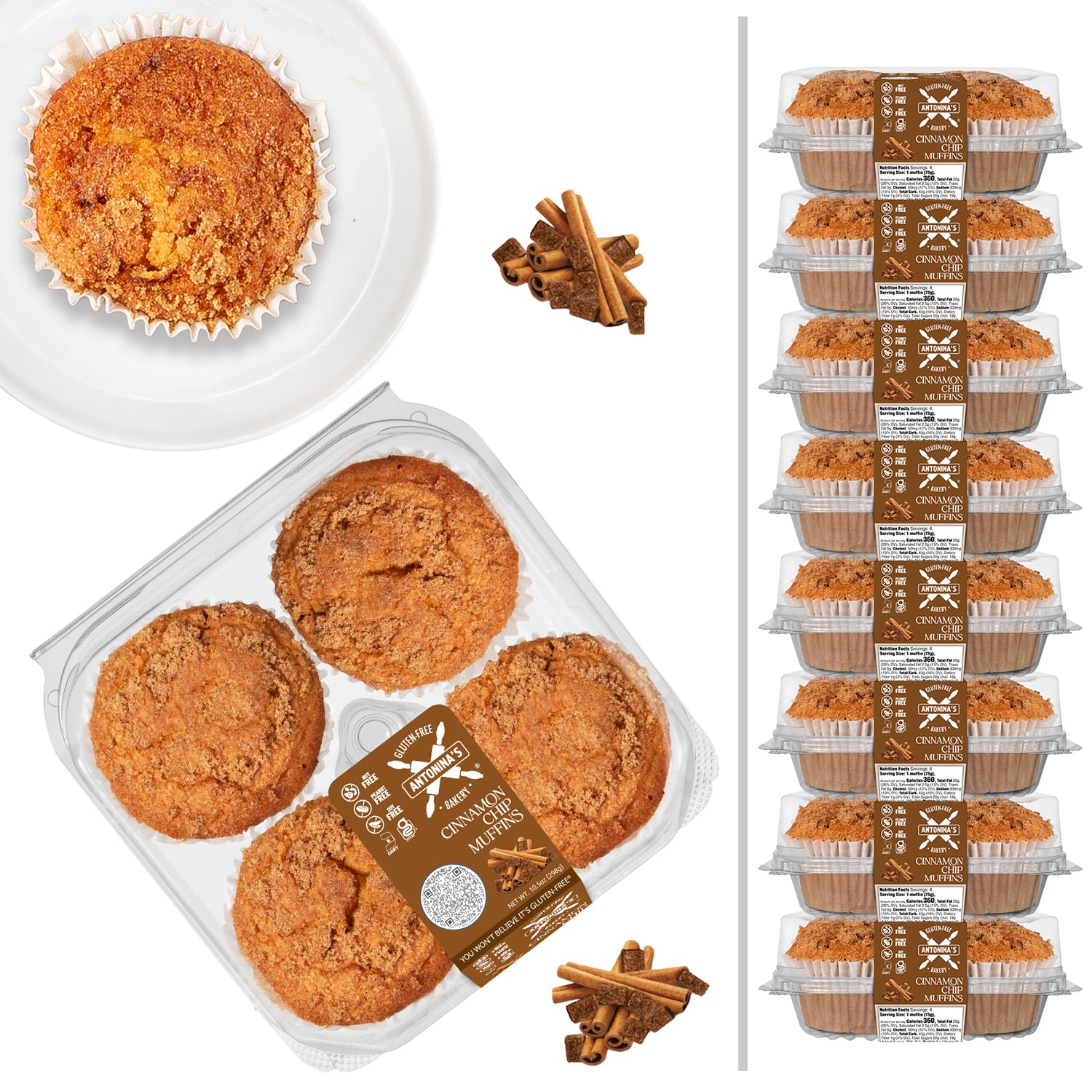 32 Cinnamon Chip Muffins