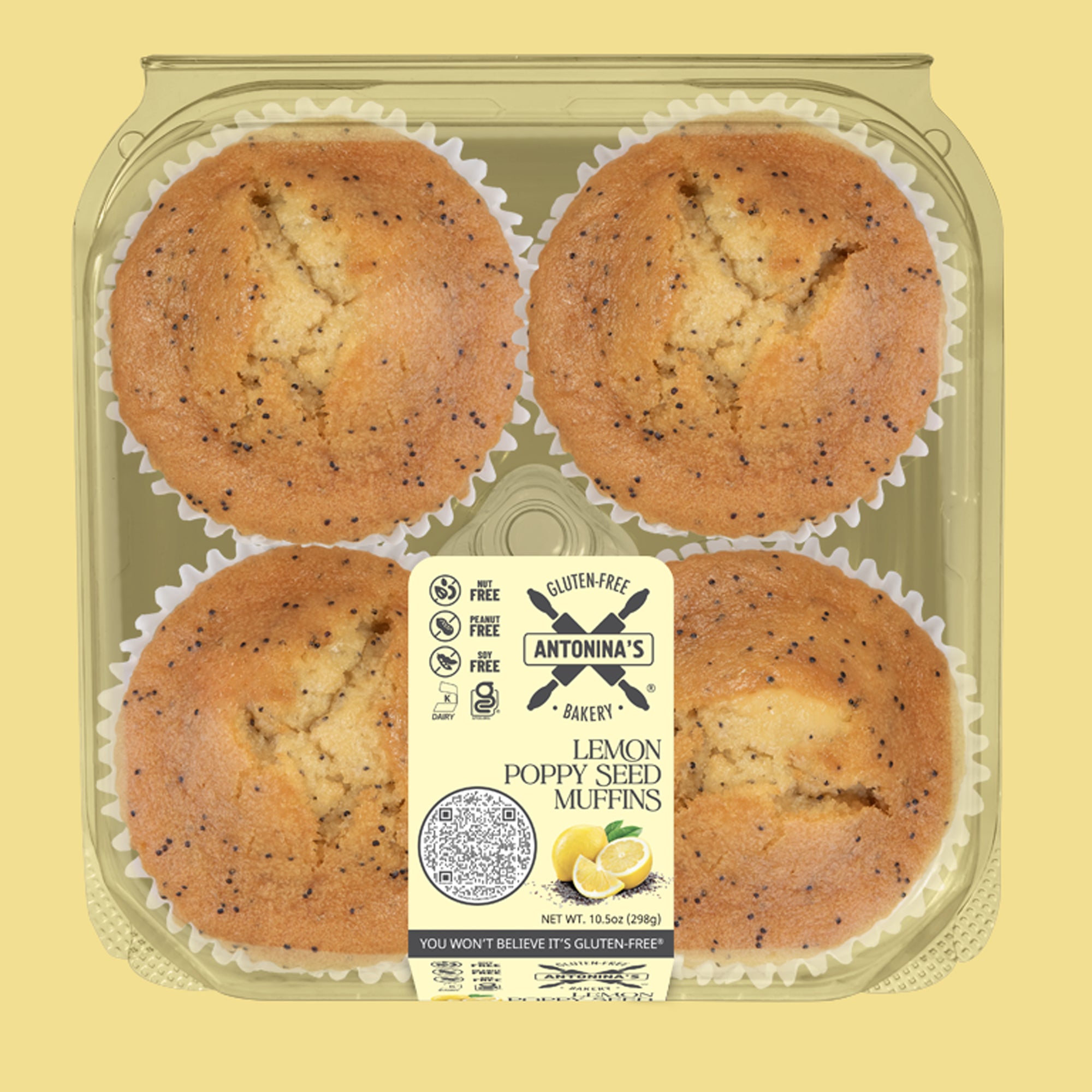 32 Lemon Poppy Seed Muffins